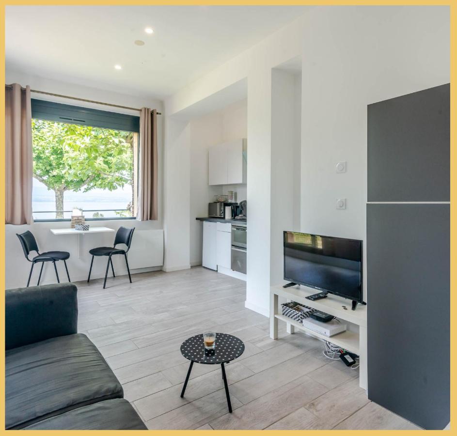 Appartement Cozy 2 Panoramique Lac Leman Тонон-ле-Бен Екстериор снимка